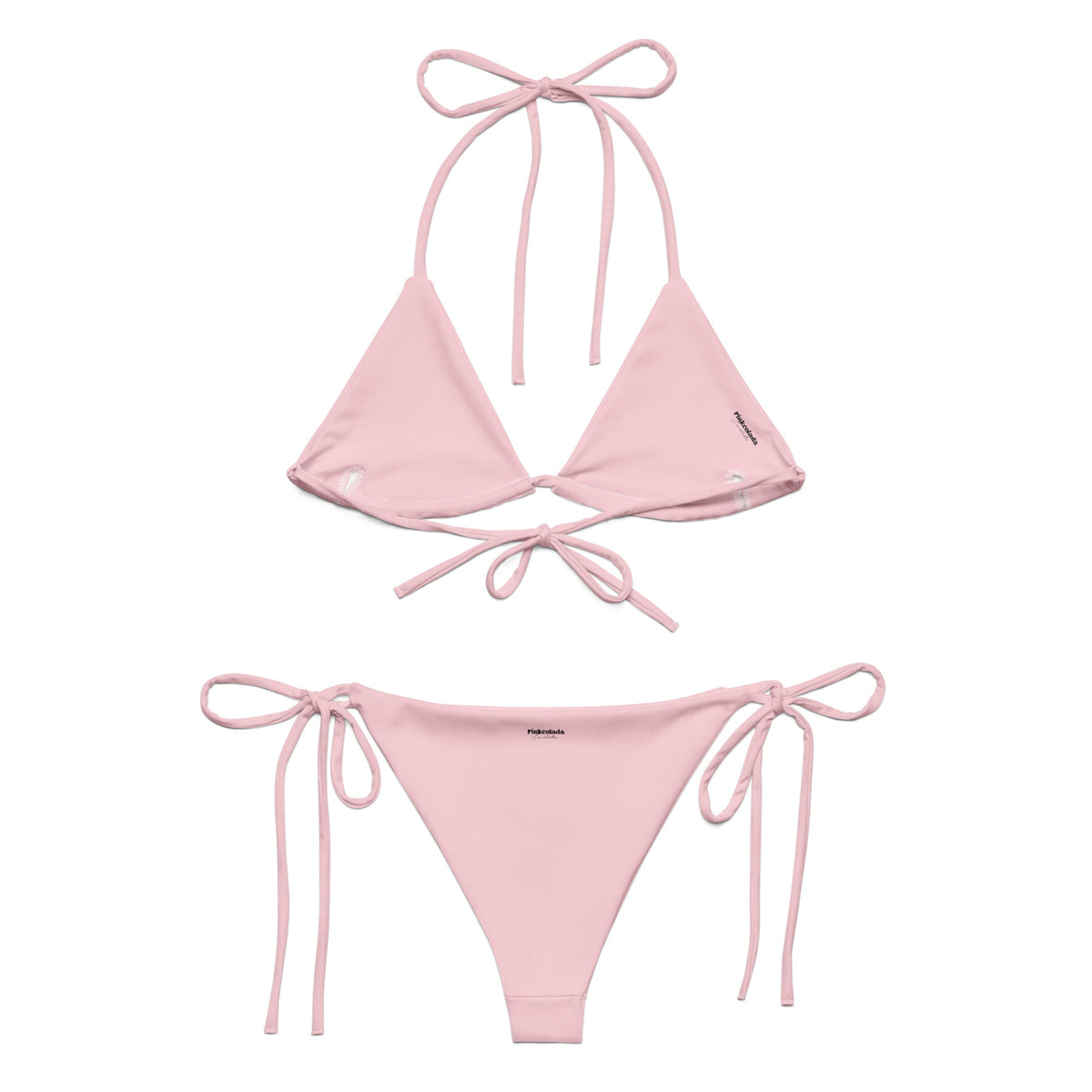 STRING BIKINI SET ECO - BLUSH PINK