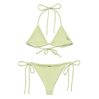 STRING BIKINI SET ECO - PASTEL LIME