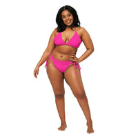 STRING BIKINI SET ECO - PUNCH PINK