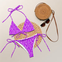 STRING BIKINI SET ECO - GARDEN PARTY LAVEN