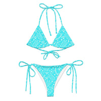 STRING BIKINI SET ECO - GARDEN PARTY LIGHT BLUE