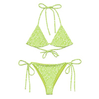 STRING BIKINI SET ECO - GARDEN PARTY LIME