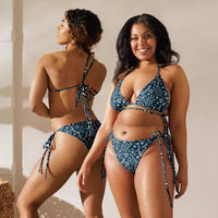 STRING BIKINI SET ECO - GARDEN PARTY DARK NAVY