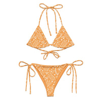 STRING BIKINI SET ECO - GARDEN PARTY ORANGE