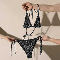 STRING BIKINI SET ECO - GARDEN PARTY MIDNIGHT