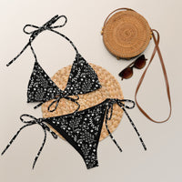 STRING BIKINI SET ECO - GARDEN PARTY MIDNIGHT