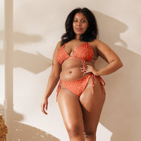 STRING BIKINI SET ECO - GARDEN ISLAND ORANGE