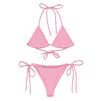 STRING BIKINI SET ECO - FAIRY FLOSS PINK