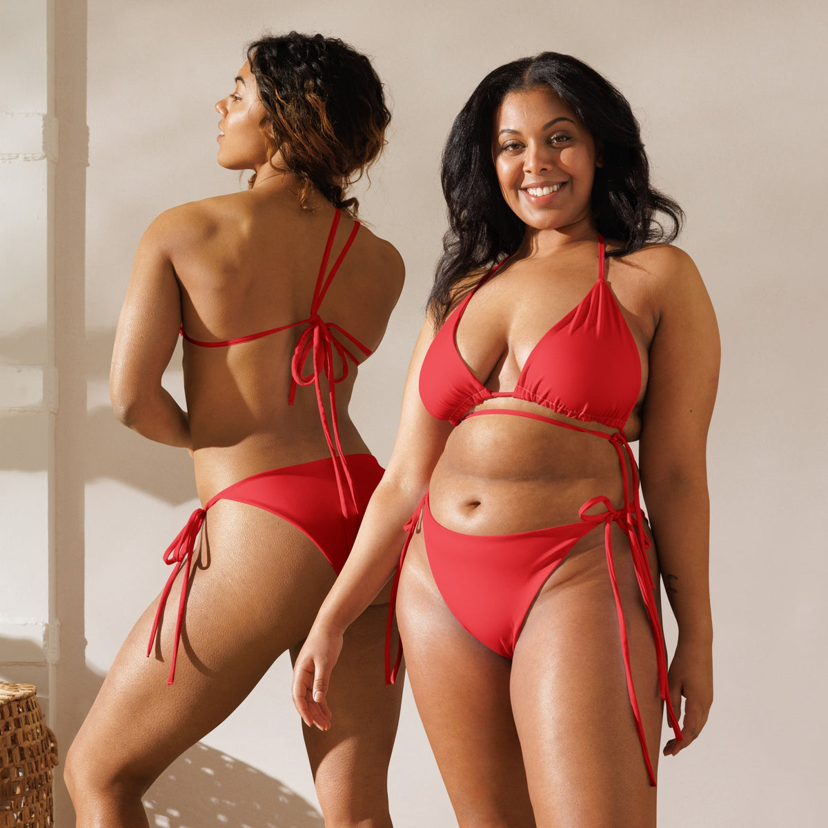 STRING BIKINI SET ECO - RED