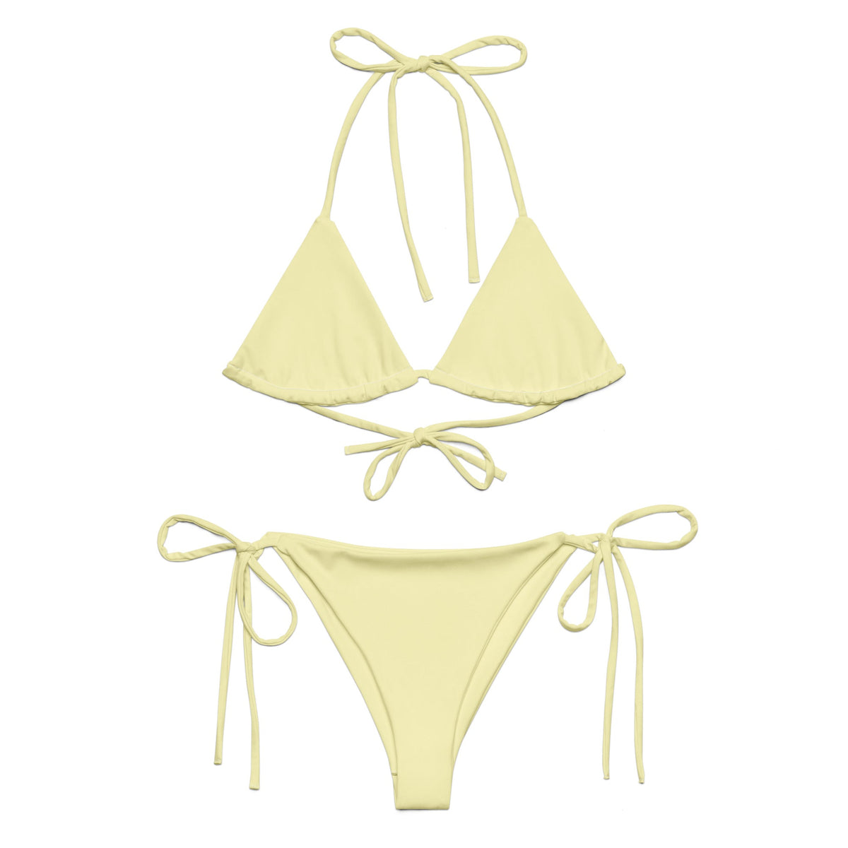 STRING BIKINI SET ECO - PINKCOLADA BUTTER YELLOW