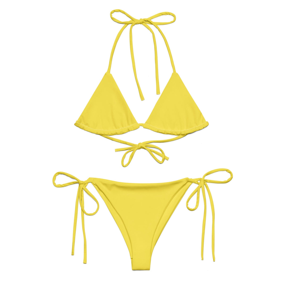 STRING BIKINI SET ECO - YELLOW DAISY