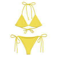 STRING BIKINI SET ECO - YELLOW DAISY