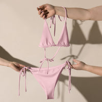 STRING BIKINI SET ECO - BLUSH PINK