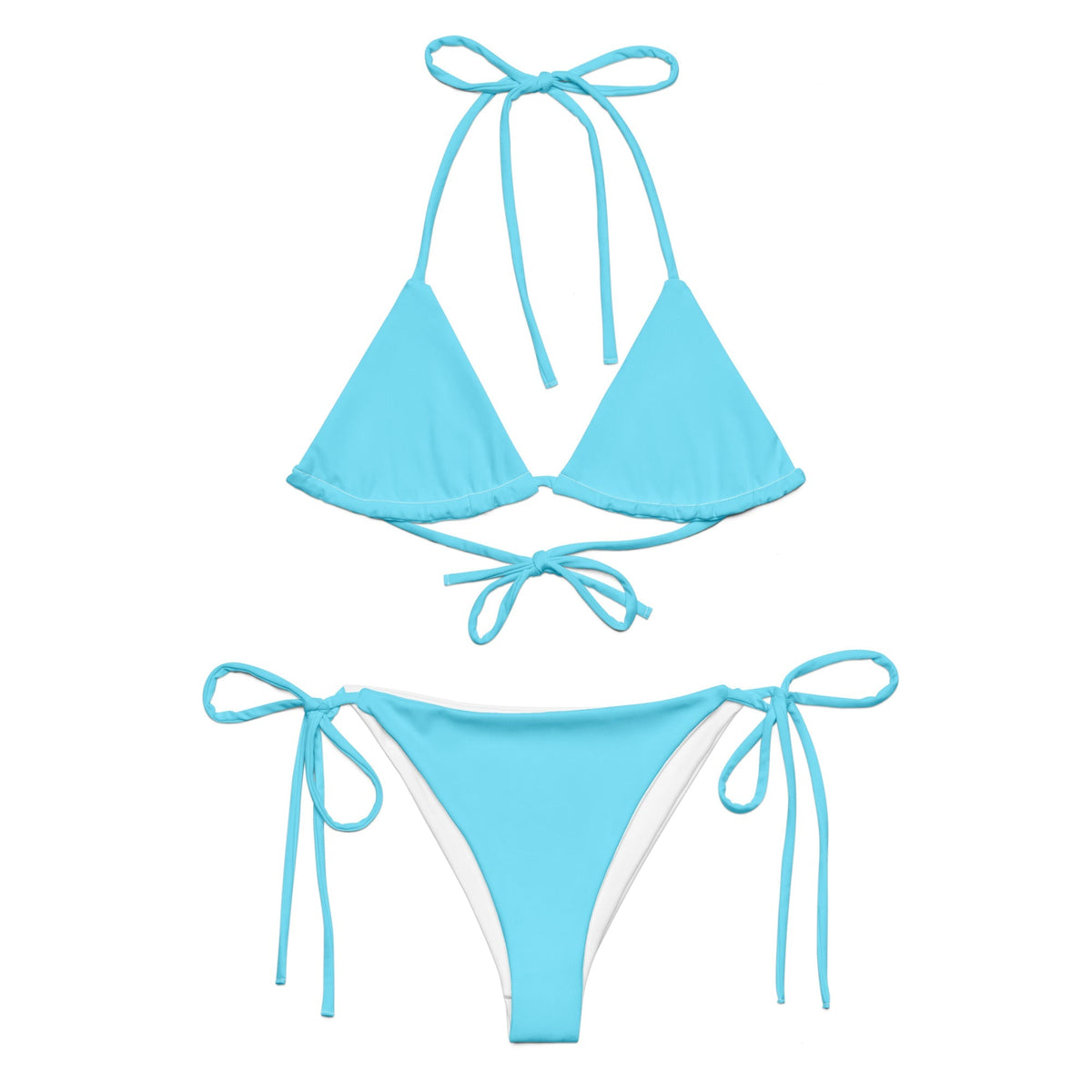 STRING BIKINI SET ECO - CANDY BLUE