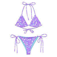 STRING BIKINI SET ECO - LILACERI BLOOMS