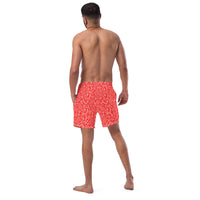 ECO MEN'S SWIM SHORTS | GARDEN PARTY RED