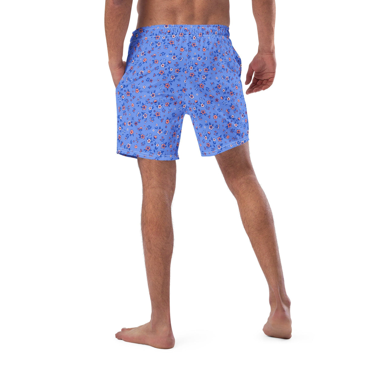 ECO MEN'S SWIM SHORTS | SAPPHIRE FLORALS