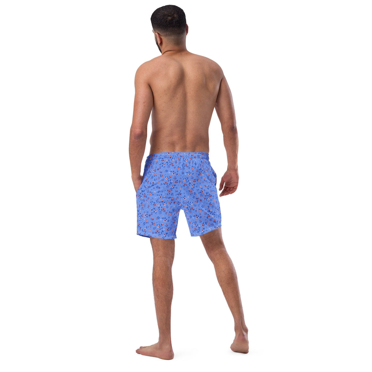 ECO MEN'S SWIM SHORTS | SAPPHIRE FLORALS