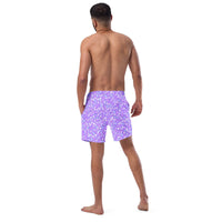 ECO MEN'S SWIM SHORTS  - LILACERI BLOOMS ECO