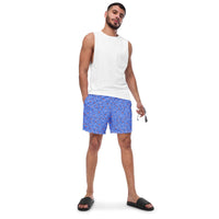 ECO MEN'S SWIM SHORTS | SAPPHIRE FLORALS