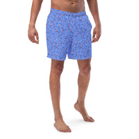 ECO MEN'S SWIM SHORTS | SAPPHIRE FLORALS