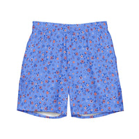 ECO MEN'S SWIM SHORTS | SAPPHIRE FLORALS