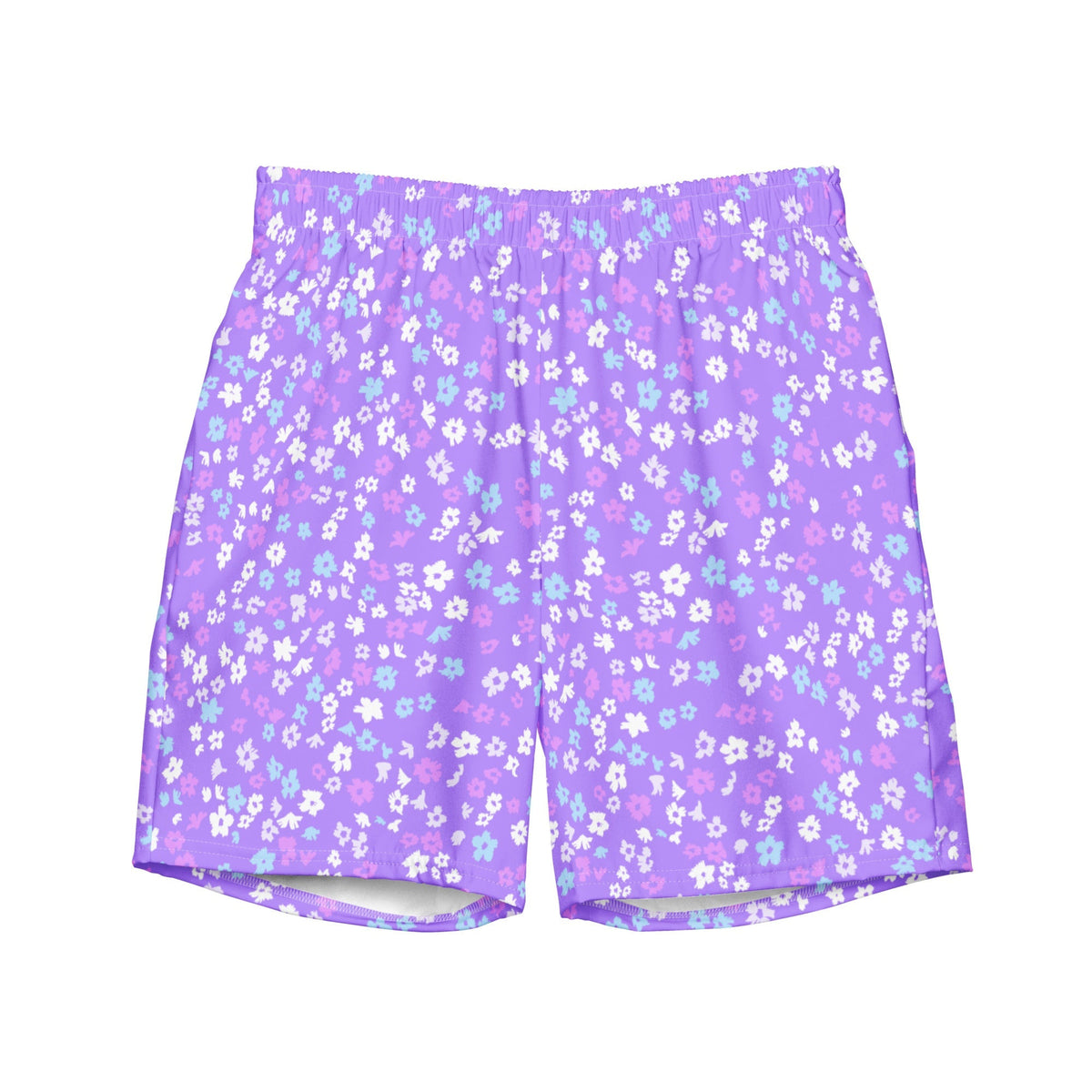 ECO MEN'S SWIM SHORTS  - LILACERI BLOOMS ECO