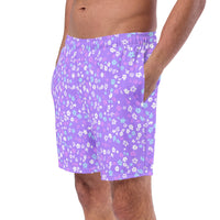 ECO MEN'S SWIM SHORTS  - LILACERI BLOOMS ECO