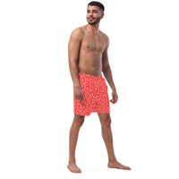 ECO MEN'S SWIM SHORTS | GARDEN PARTY RED