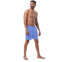 ECO MEN'S SWIM SHORTS | SAPPHIRE FLORALS