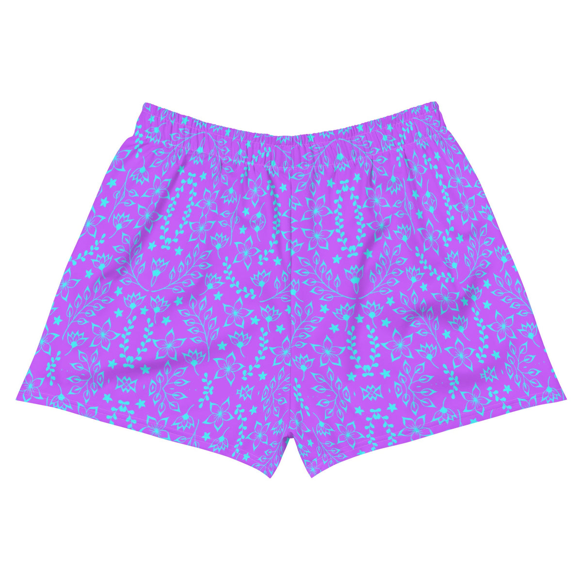 LORINA SHORTS ECO - GARDEN PARTY PURPLE