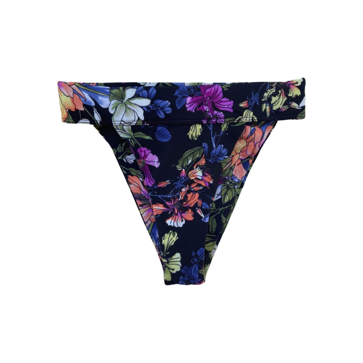 ANNA BIKINI BOTTOMS - NIGHT FLORAL - PINKCOLADA