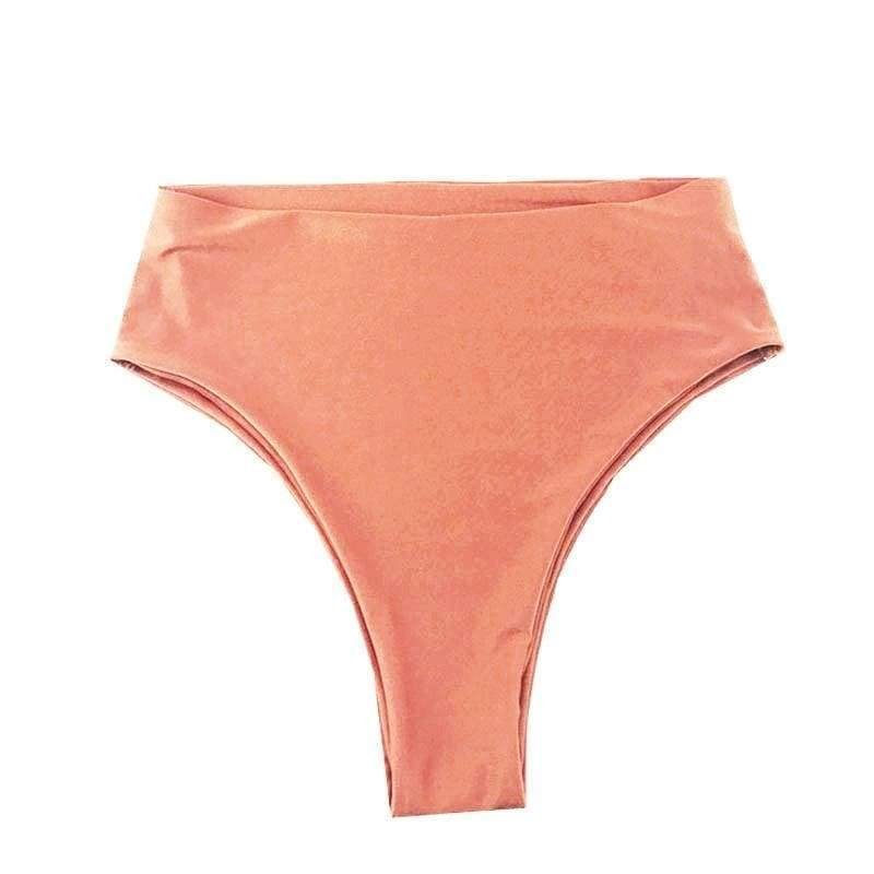 BAUDOUIN BIKINI BOTTOM IN PEACH PINK - PINKCOLADA