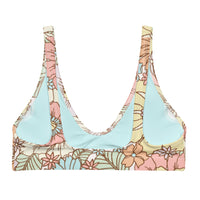 BELLA ECO PADDED BIKINI TOP | SUNSET GARDEN - PINKCOLADA