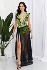BLACK TIE UP SARONG BEACH COVER UP LONG