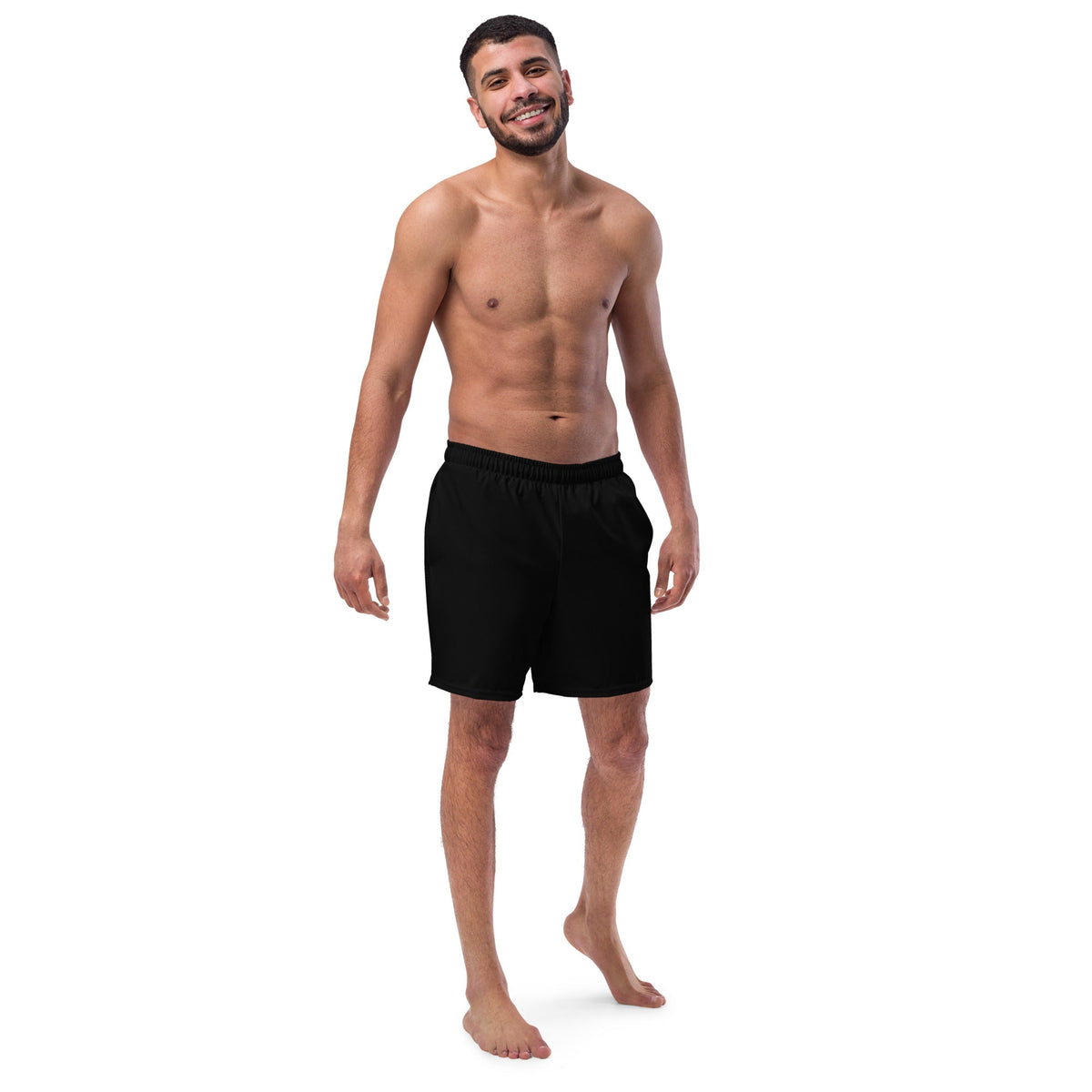 ECO MEN'S SWIM SHORTS | BLACK - PINKCOLADA