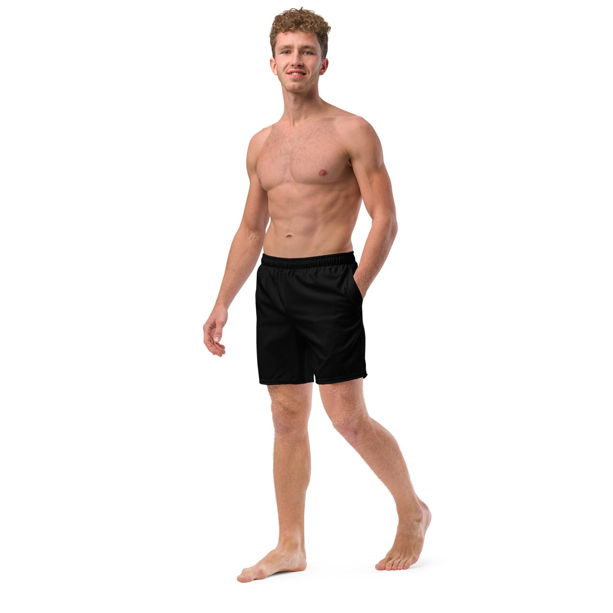 ECO MEN'S SWIM SHORTS | BLACK - PINKCOLADA