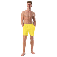 ECO MEN'S SWIM SHORTS | MANGO YELLOW - PINKCOLADA