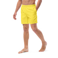 ECO MEN'S SWIM SHORTS | MANGO YELLOW - PINKCOLADA