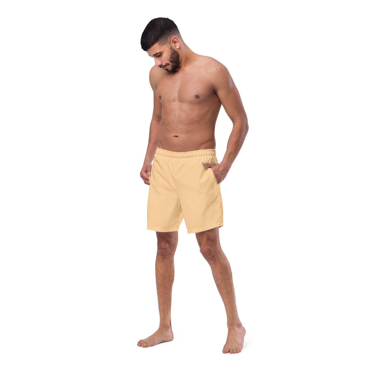 ECO MEN'S SWIM SHORTS | PASTEL MANDARIN - PINKCOLADA