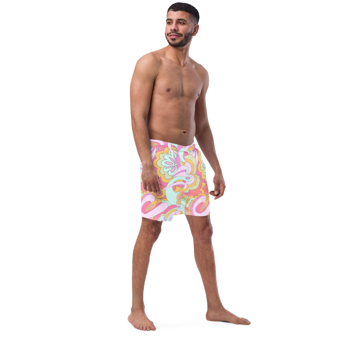 ECO MEN'S SWIM SHORTS | PINK DELICA - PINKCOLADA