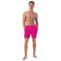 ECO MEN'S SWIM SHORTS | RUBY PINK - PINKCOLADA