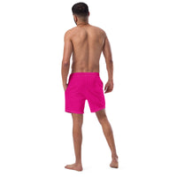 ECO MEN'S SWIM SHORTS | RUBY PINK - PINKCOLADA