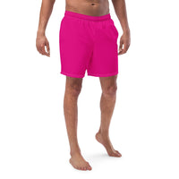 ECO MEN'S SWIM SHORTS | RUBY PINK - PINKCOLADA