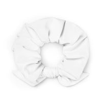 ECO SCRUNCHIE - WHITE - PINKCOLADA