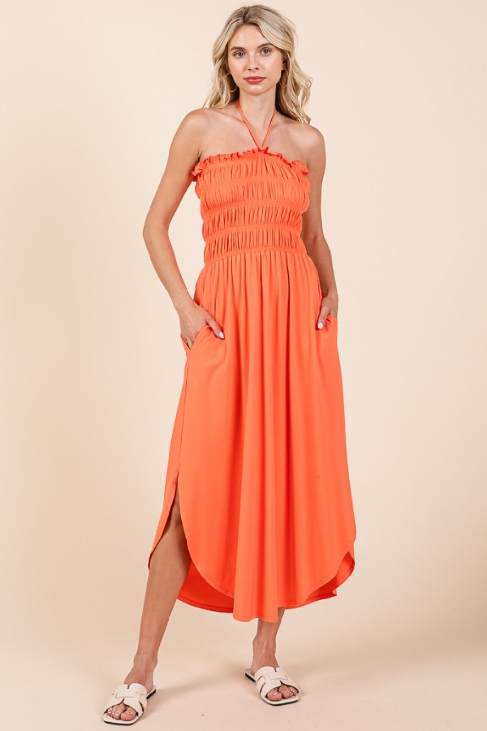 CULTURIA CORAL DRESS