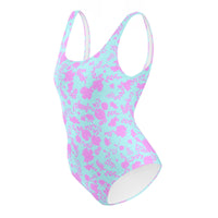 FLORIDA ECO ONE PIECE SWIMSUIT - OHRID GARDEN - PINKCOLADA