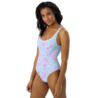 FLORIDA ECO ONE PIECE SWIMSUIT - OHRID GARDEN - PINKCOLADA