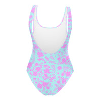 FLORIDA ECO ONE PIECE SWIMSUIT - OHRID GARDEN - PINKCOLADA