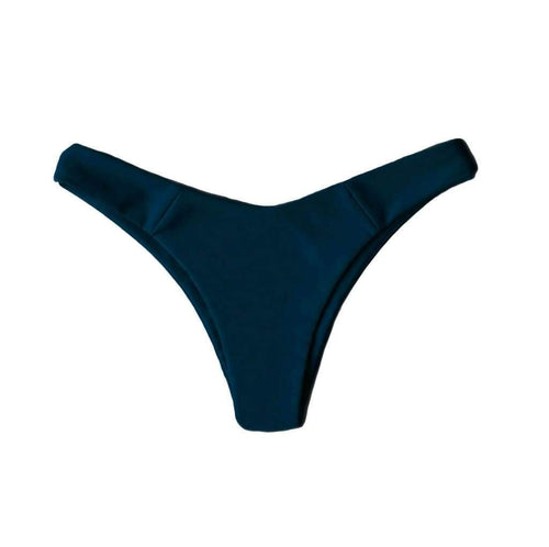 MALDIVES BIKINI BOTTOMS IN MIDNIGHT TEAL - PINKCOLADA